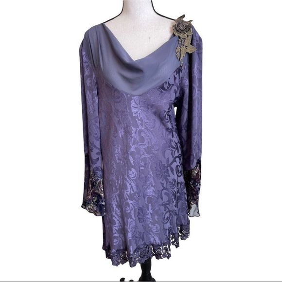 Spencer Alexis Dresses Vintage Spencer Alexis Purple Asymmetrical